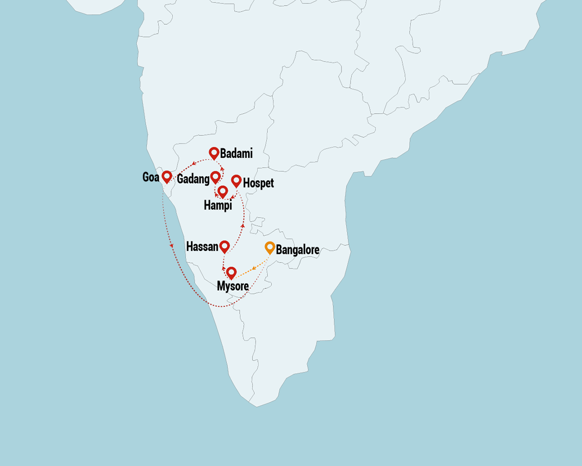 hoysala splendors map