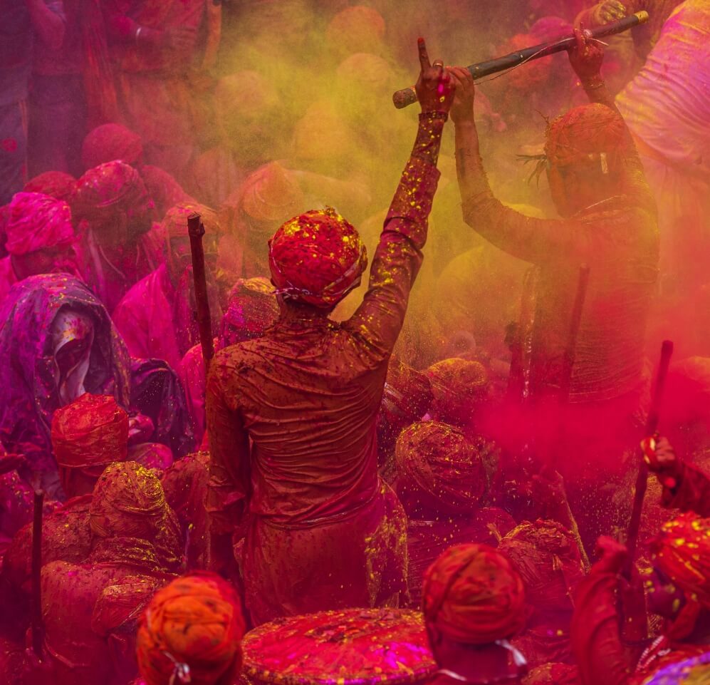 holi celebration in india