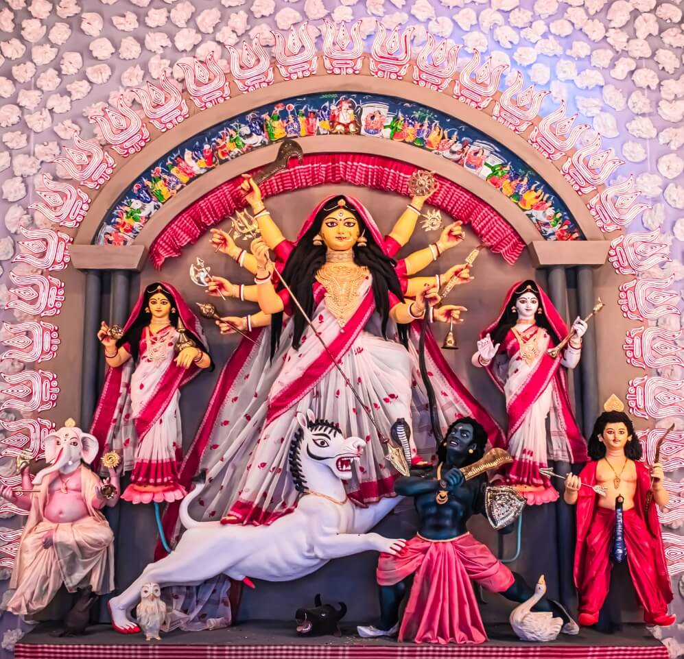 navratri and durga puja celebration in india