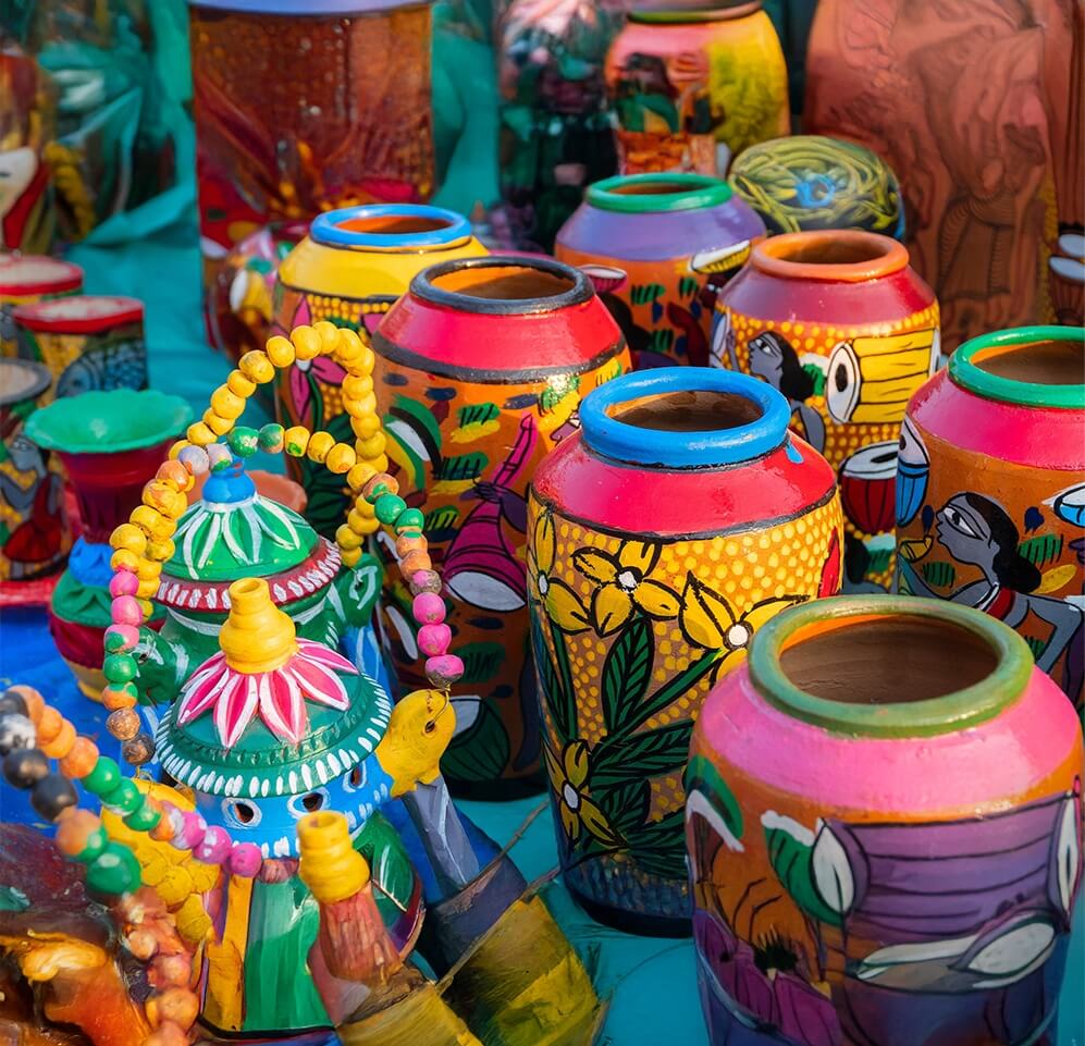 terracotta and pottery